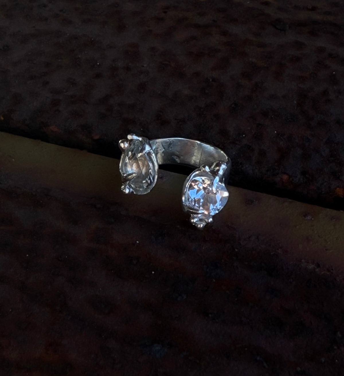 White Topaz Ring