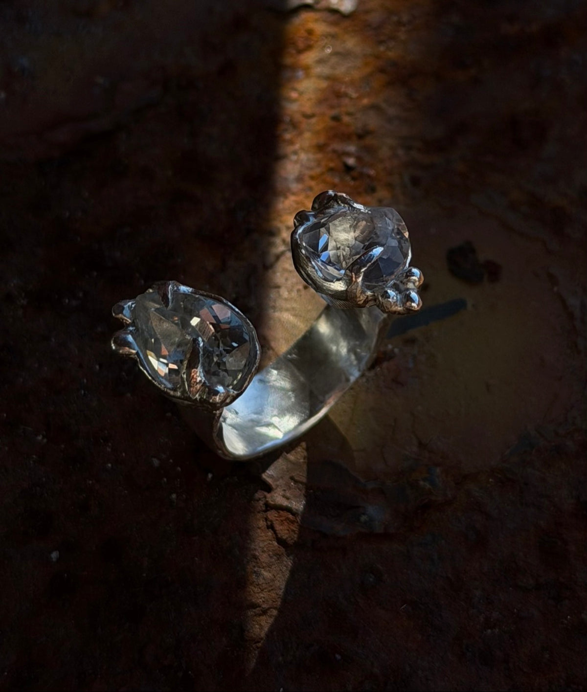White Topaz Ring